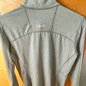 Carhartt FORCE Quick Dry Womens 1/4 zip Henley light powder blue NWT